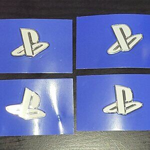 New PlayStation Logo Promo Pin... PS1 PS2 PS3 PS4 PS5... White & Silver Logo